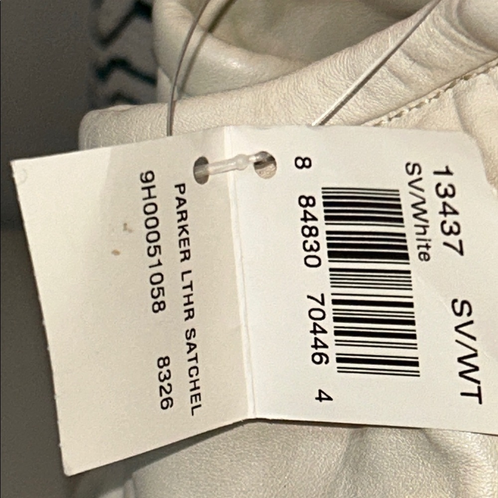 Coach White Leather Bag NWT - Picture 3 of 15